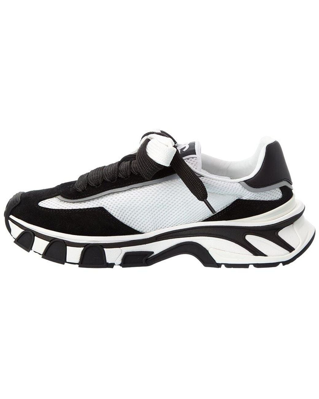 Dolce & Gabbana Black Country Road Nylon & Leather Sneaker for men