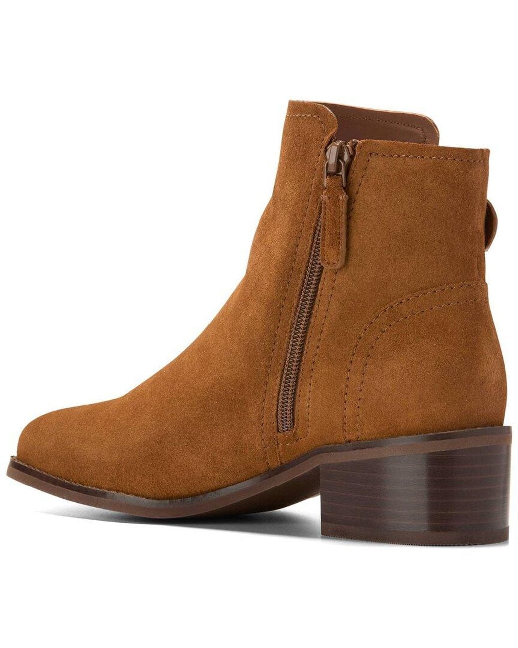 Cole Haan Brown Hanover Suede Bootie