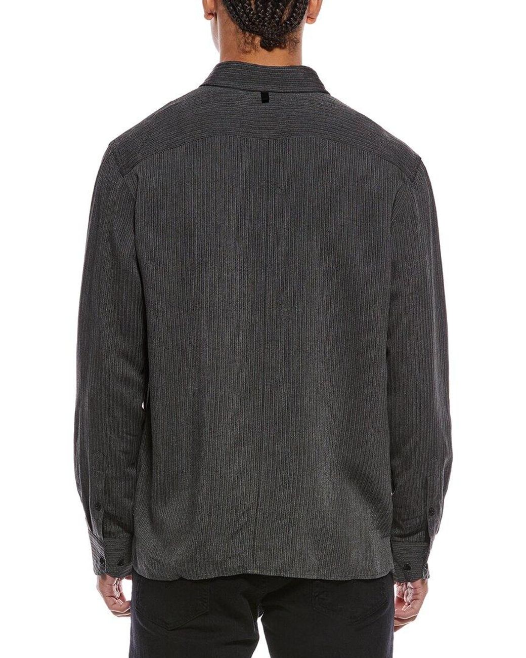 Rag & Bone Gray Refined Dalton Shirt for men
