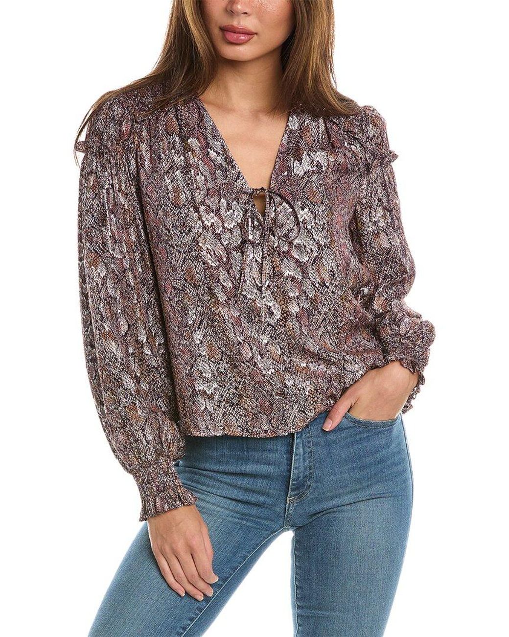 Pinko Gray Cassia Blouse