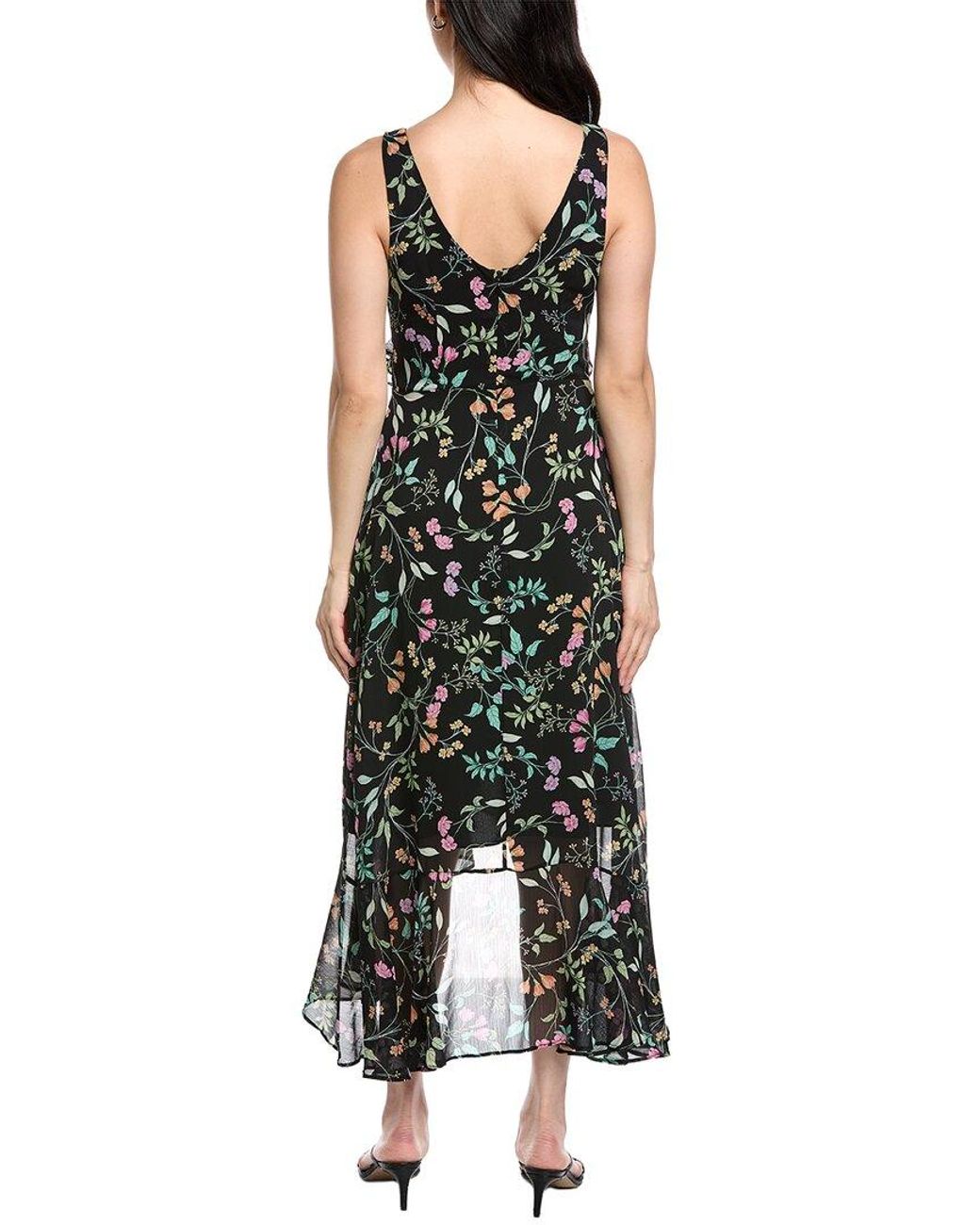 Sam Edelman Green Ruffled Midi Dress