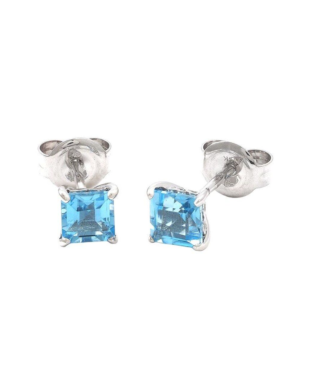 Gemstones Blue 14K Studs