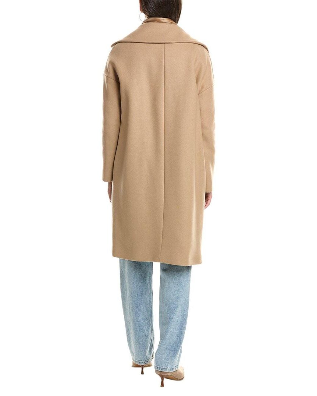 Herno Blue Wool-Blend Coat