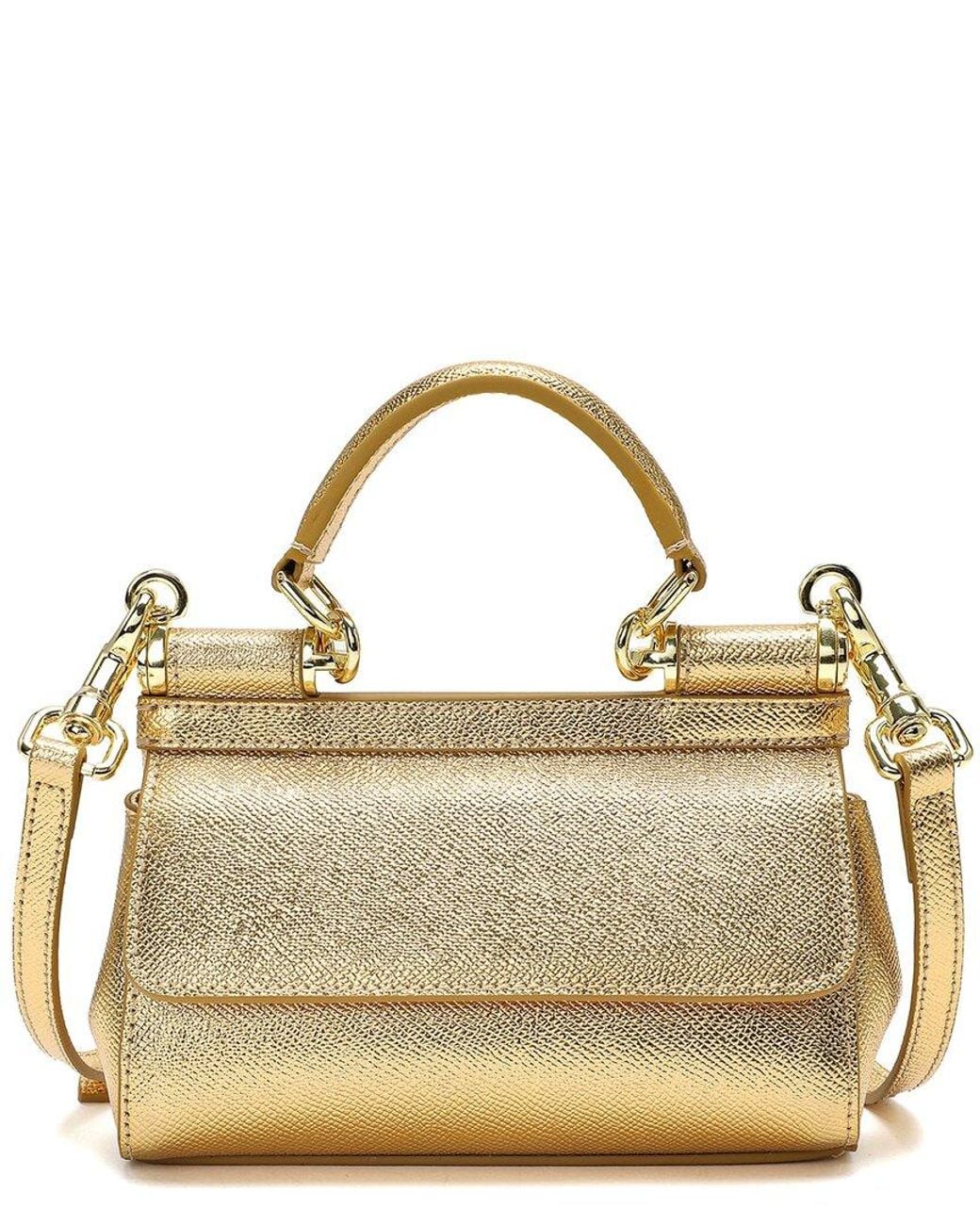 Tiffany & Fred Paris Metallic Leather Crossbody