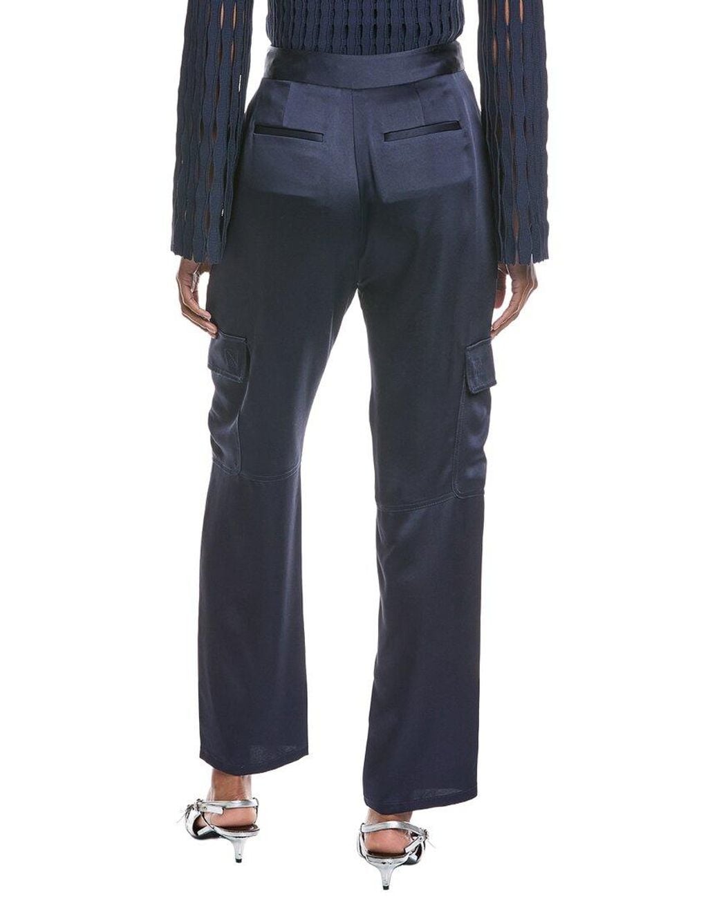 Jonathan Simkhai Blue Carolina Utility Pant