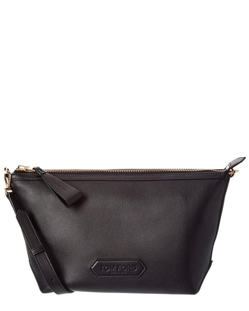 Tom Ford Black Leather Crossbody