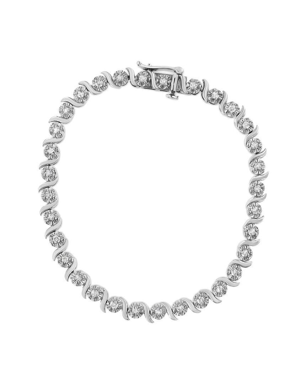 Haus of Brilliance White 1.00 Ct. Tw. Diamond Link Bracelet