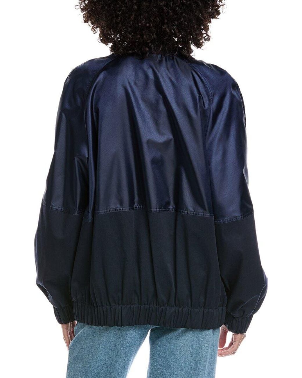 Moncler Blue Gobie Bomber Jacket