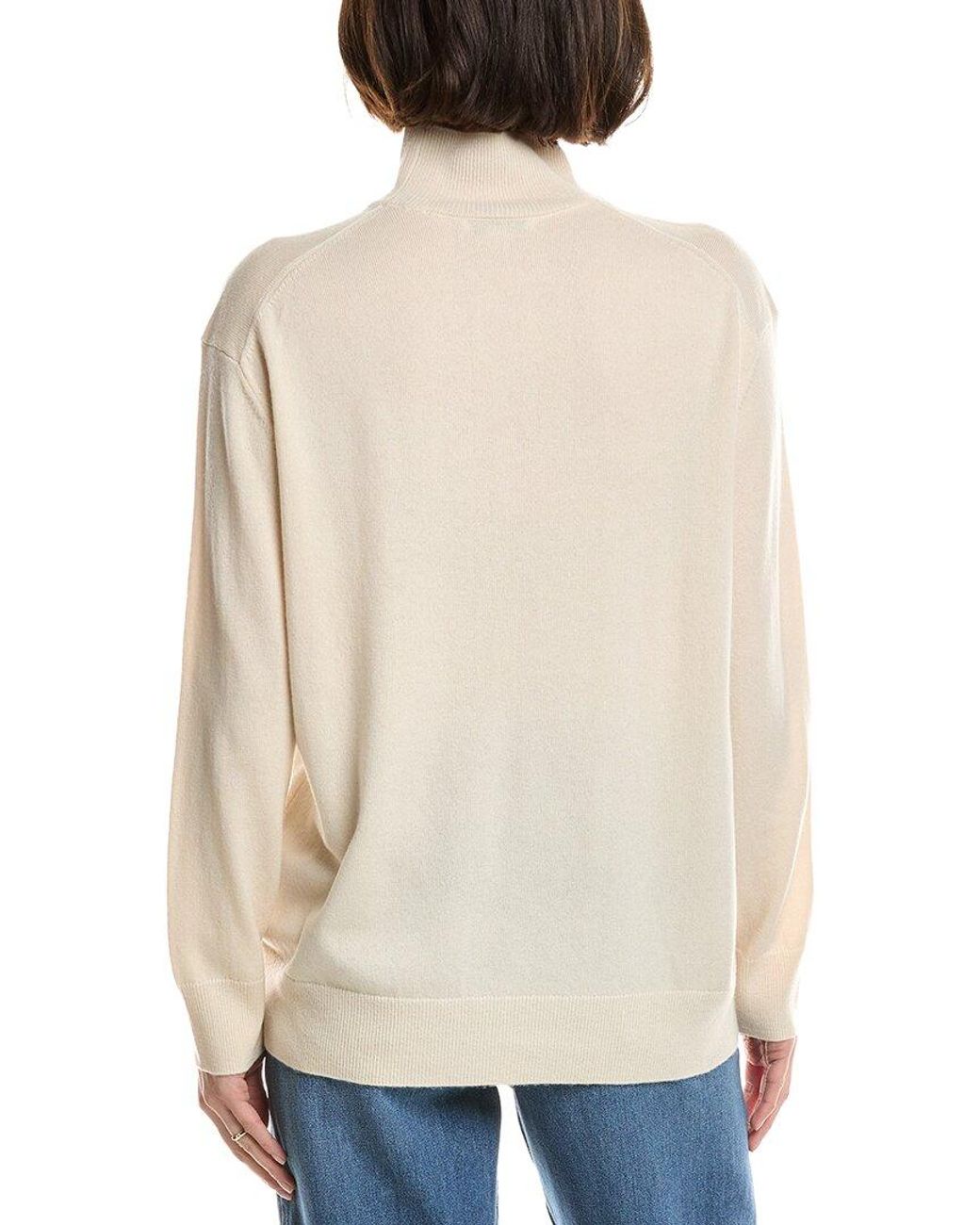 Vince Natural Weekend Turtleneck Wool & Cashmere-Blend Sweater