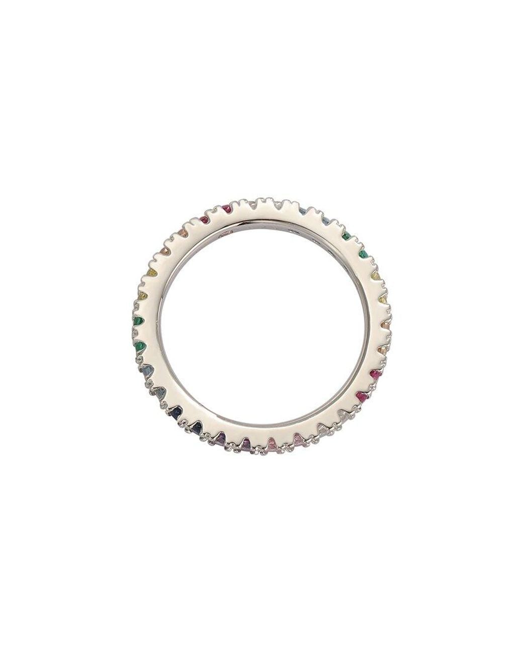Suzy Levian CZ Jewelry White Suzy Levian Cz Eternity Ring