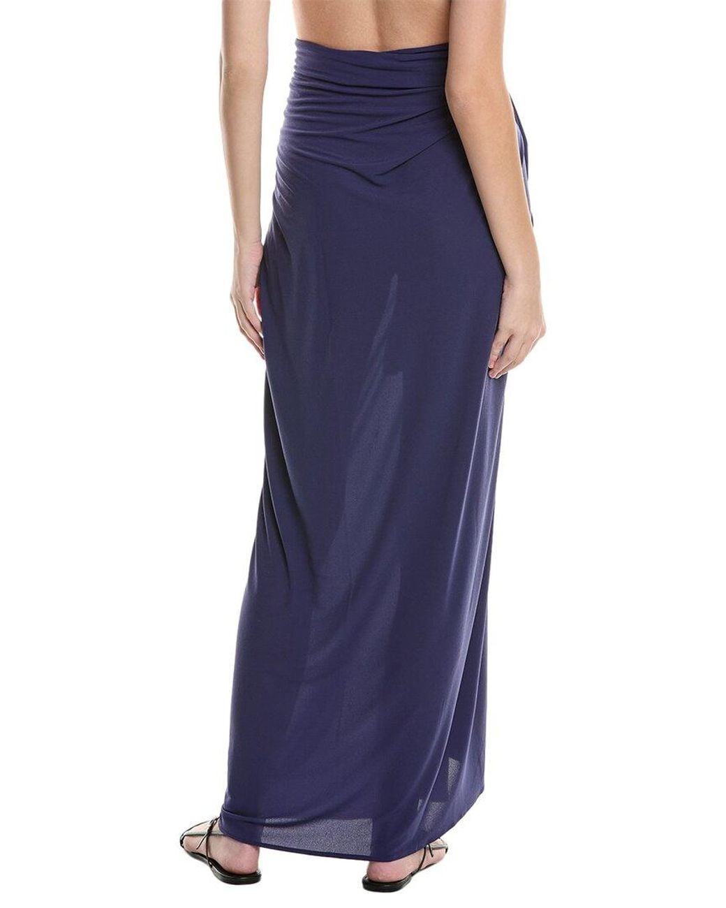 Norma Kamali Blue Ernie Scarf