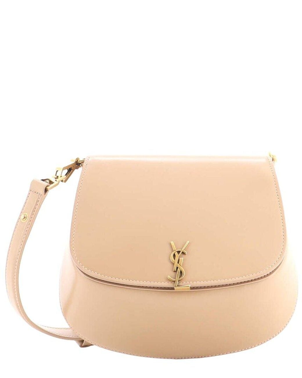 Saint Laurent Natural Leather Voltaire Top Handle Bag Mini (Authentic Pre-Loved)
