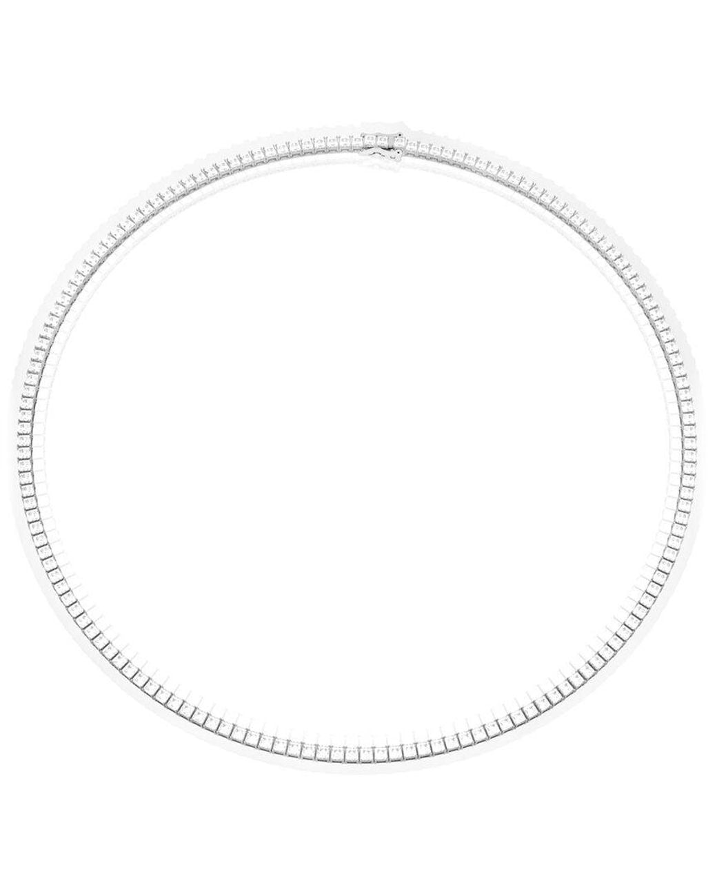 Amairah White 14K 15.00 Ct. Tw. Lab-Grown Diamond Necklace