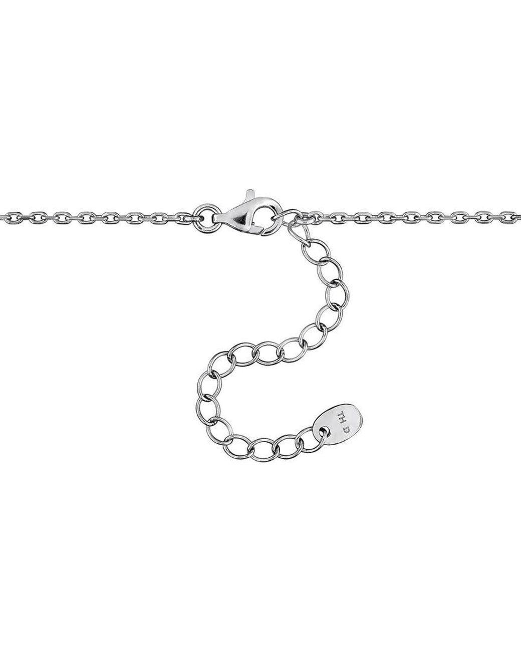 Rina Limor Metallic 3.52 Ct. Tw. Lab-Grown And Sapphire Tennis Drop Necklace