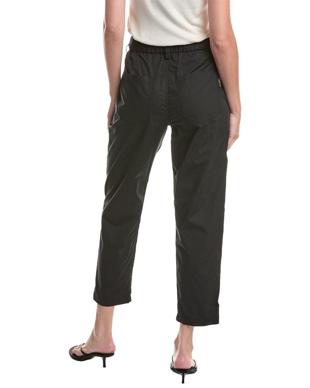 Brunello Cucinelli Black Solid Pant