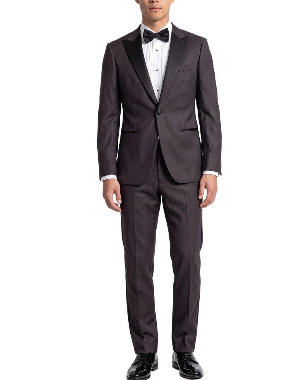 Corneliani Blue 2Pc Wool & Silk-Blend Suit for men