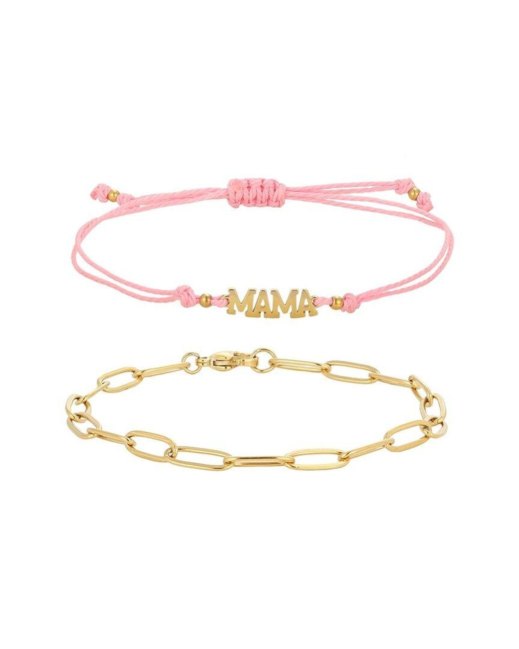 Adornia White 18K Plated Stainless Steel Bracelet