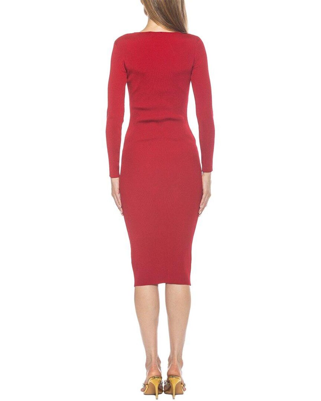 Alexia Admor Red Tia Sheath Dress