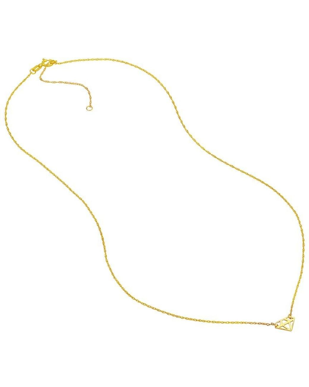 HAWLEY ST Metallic 14K Necklace