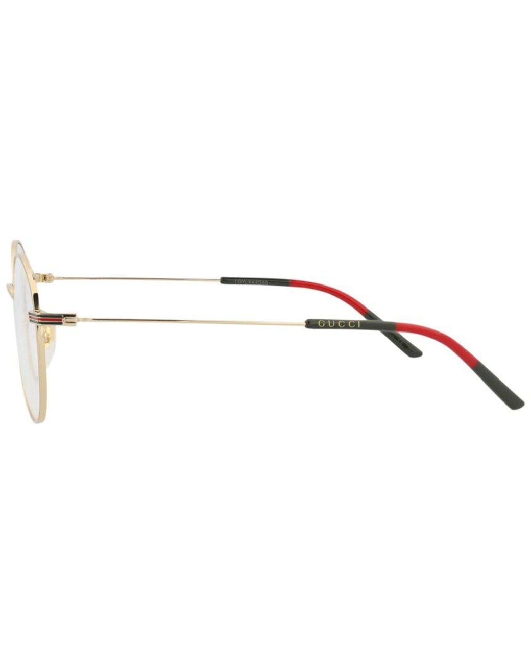 Gucci Metallic 51Mm Optical Frames for men