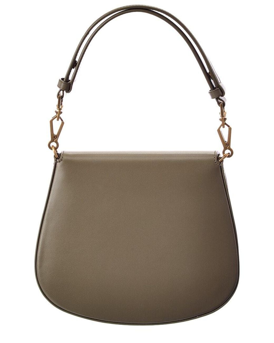 Saint Laurent Brown Voltaire Small Leather Shoulder Bag