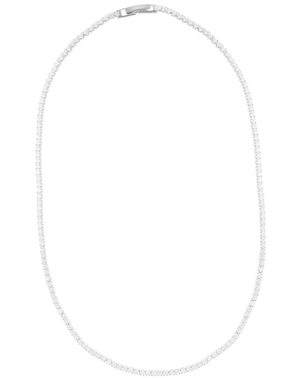 Adornia Natural Micro Tennis Necklace