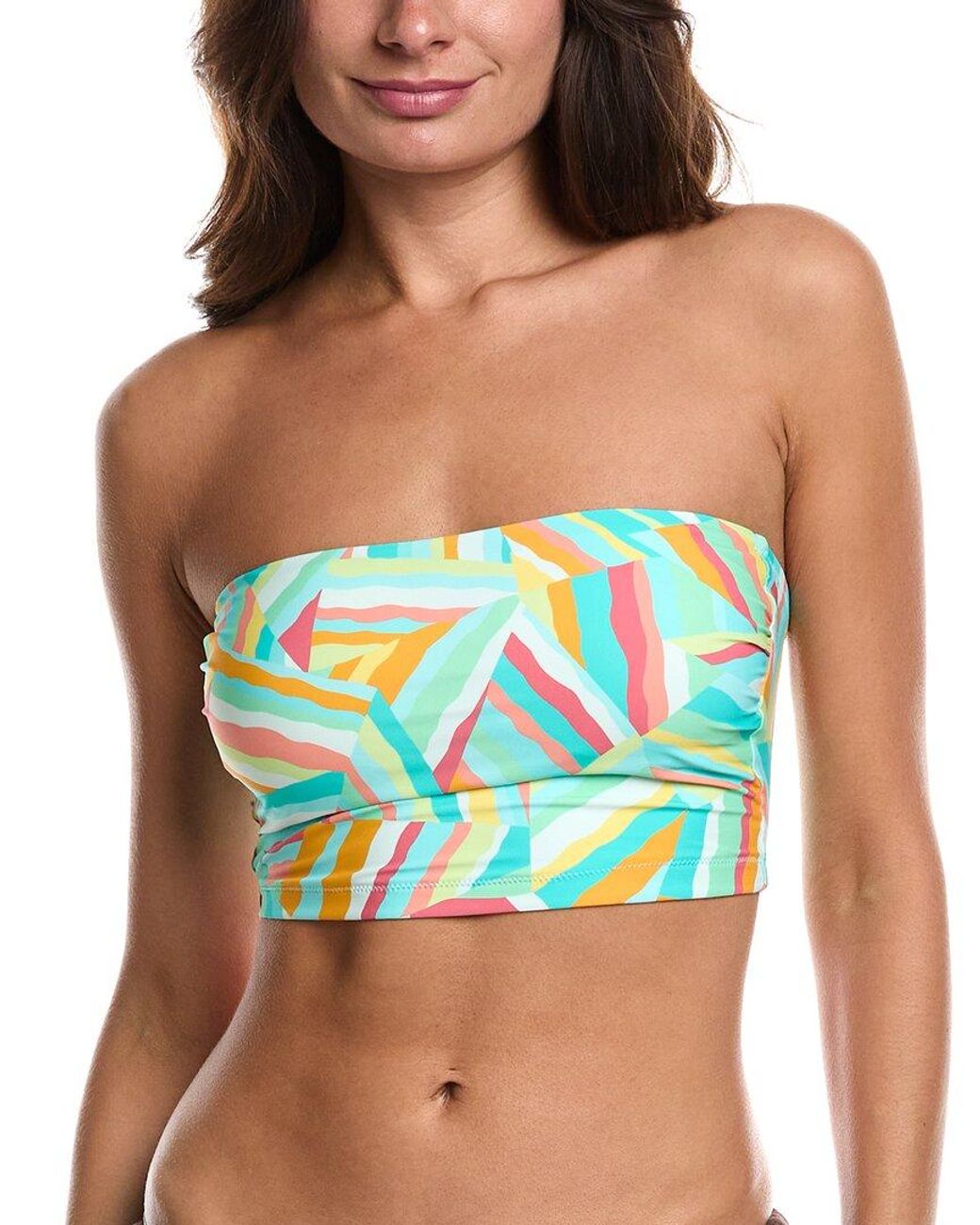 Helen Jon Blue Tube Top Bikini