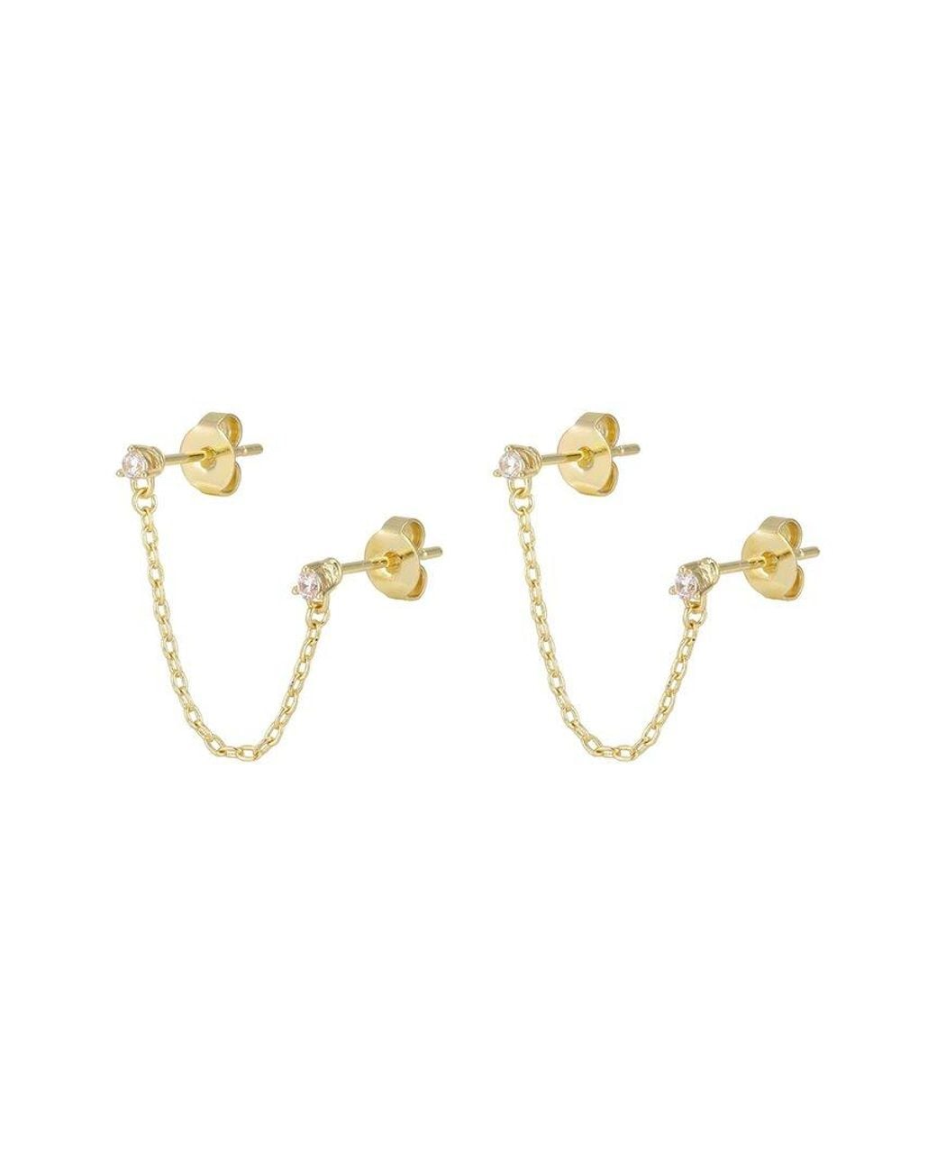 Adornia Metallic 14K Plated Earrings