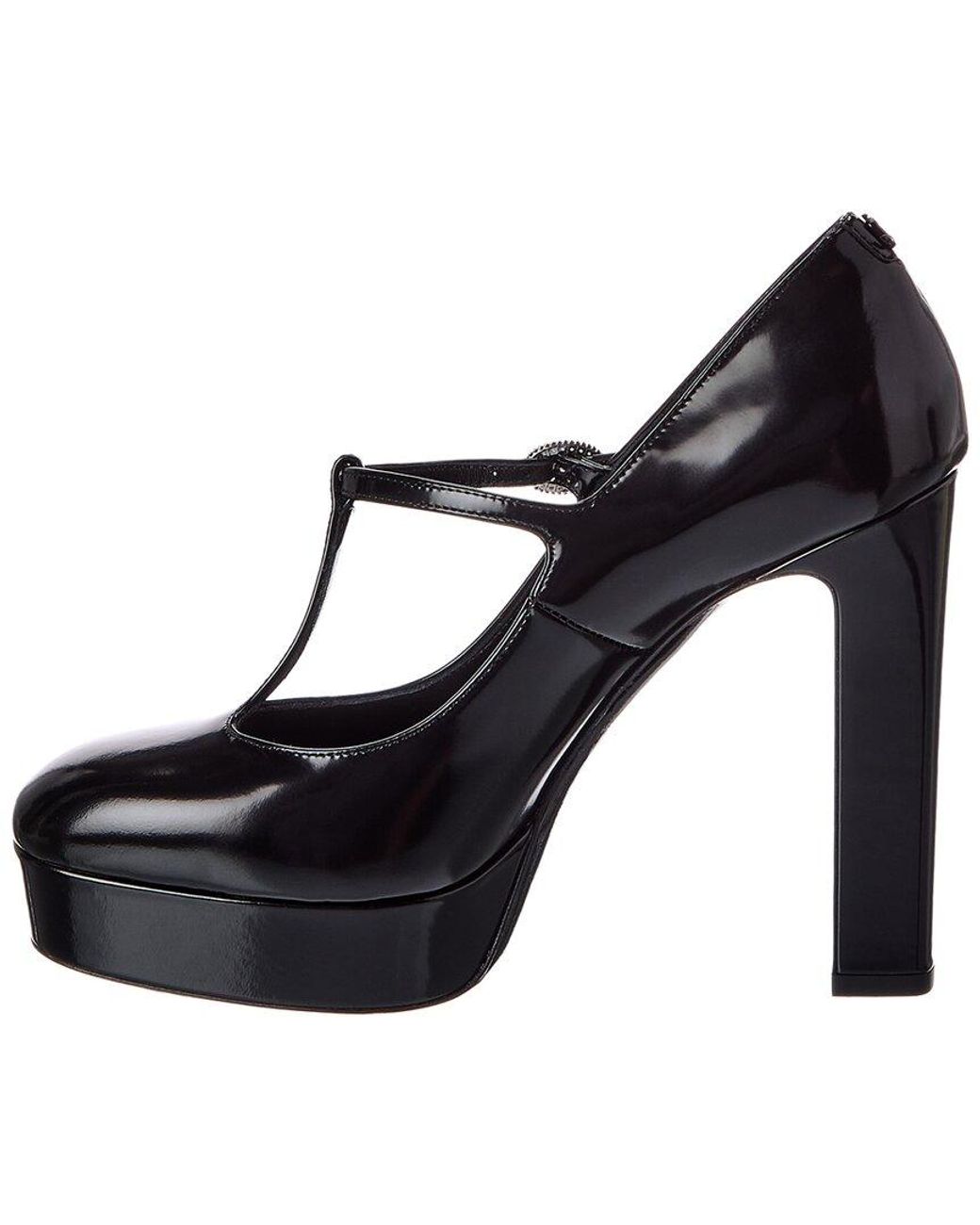 Jimmy Choo Black Marene Mary Jane 120 Patent Pump