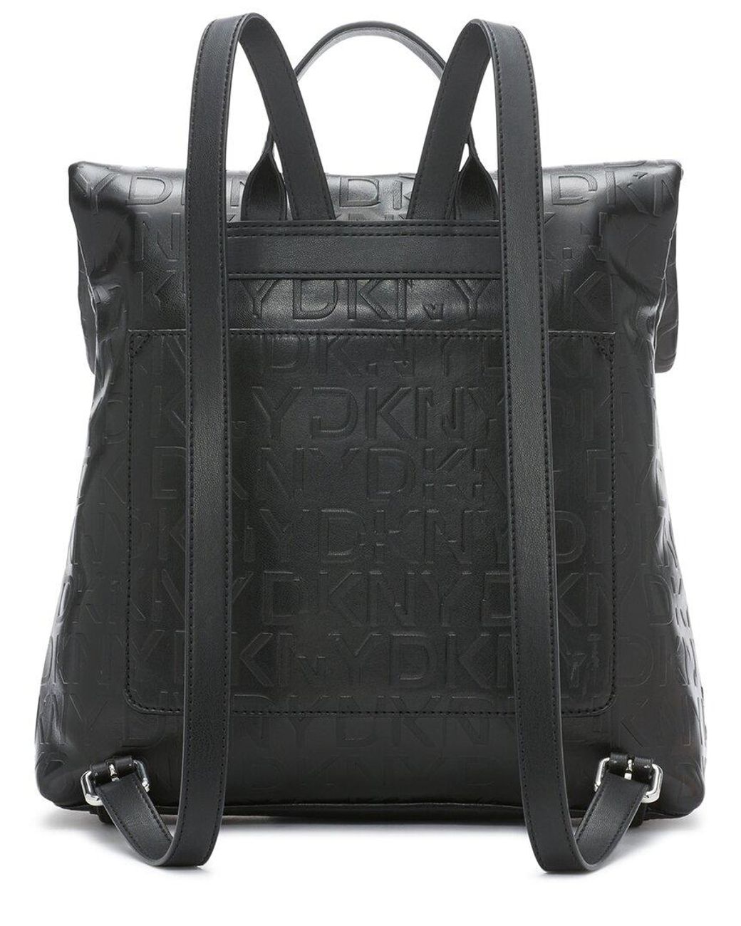 DKNY Tilly Foldover Backpack in Black Lyst UK
