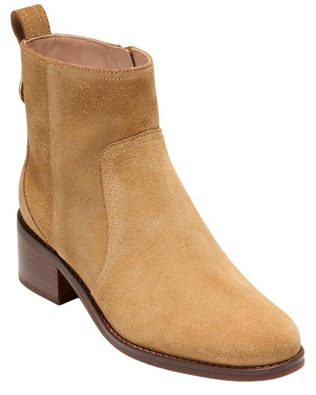 Cole Haan Brown Haddie Suede Bootie