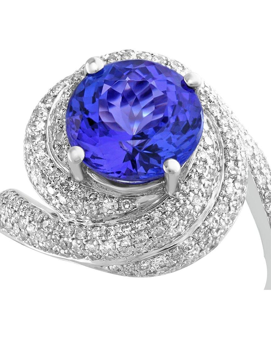 Effy Fine Jewelry Blue 14K 3.72 Ct. Tw. Diamond & Tanzanite Ring