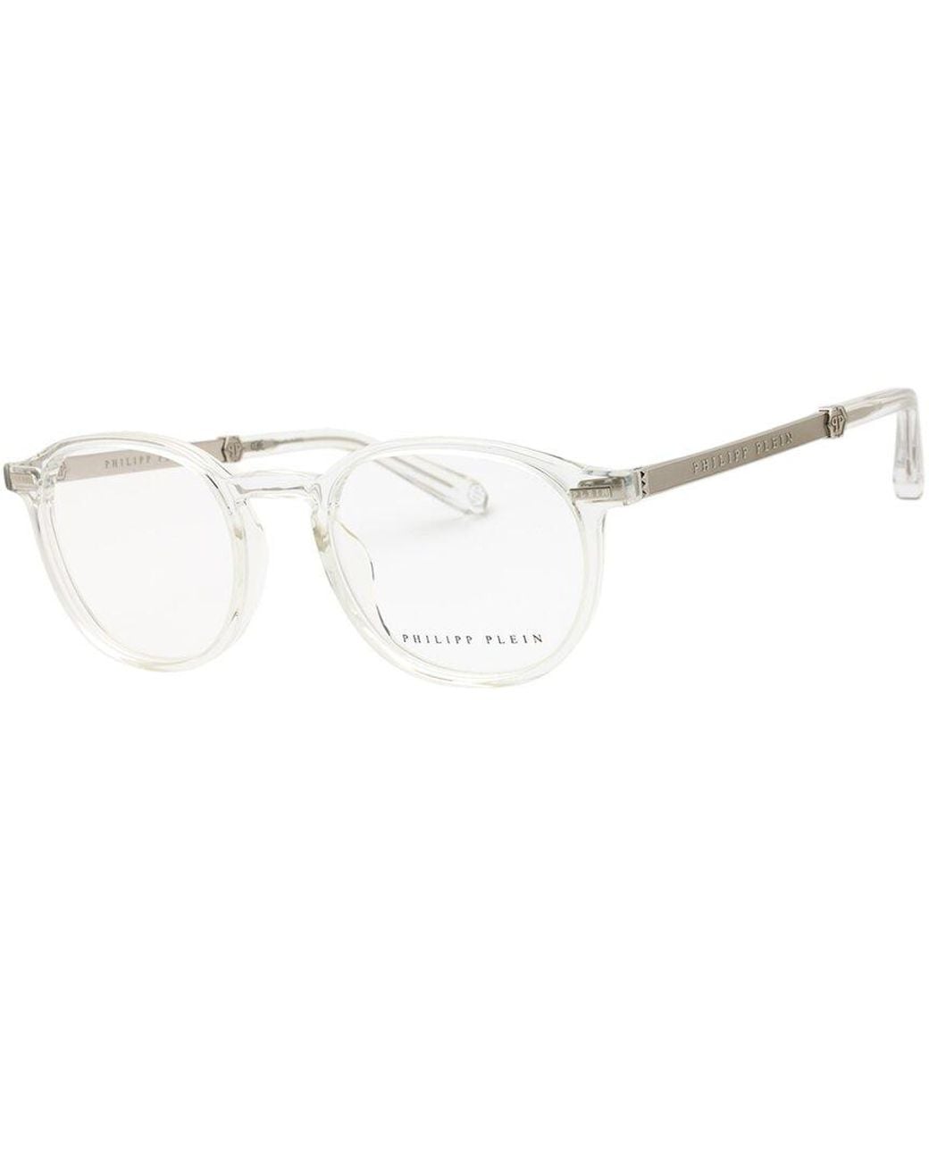 Philipp Plein White Vpp057M 51Mm Optical Frames for men