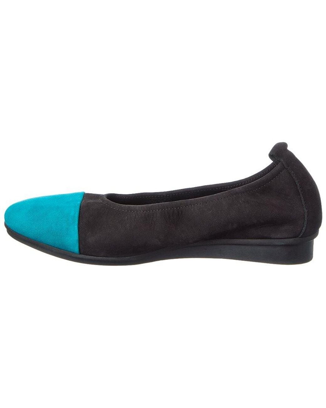 Arche Blue Ninage Leather Flat