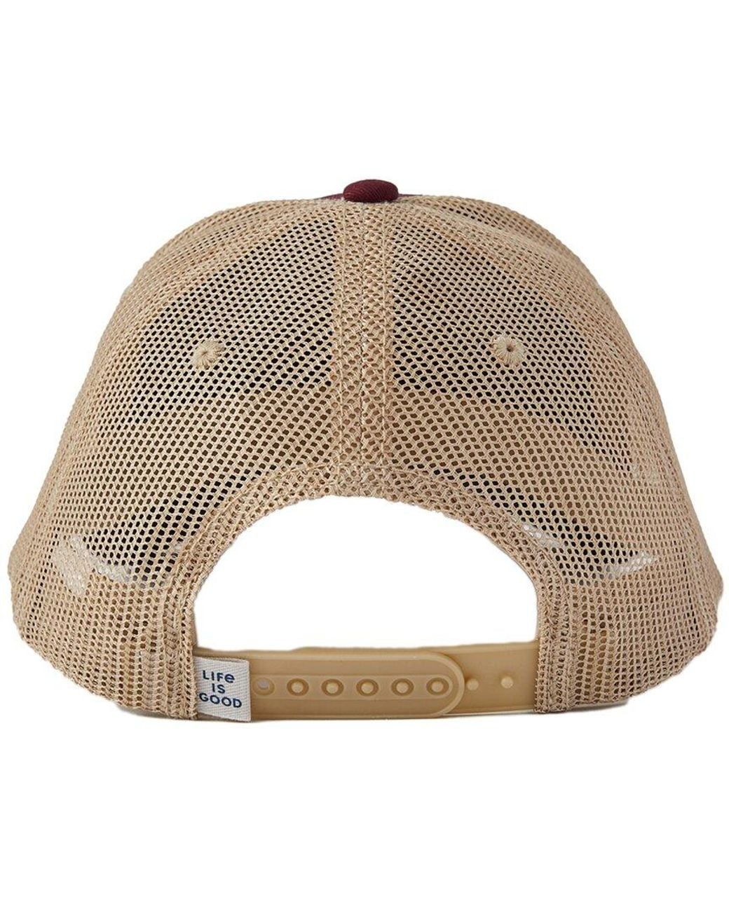 Life Is Good. Blue Mesh Back Cap for men