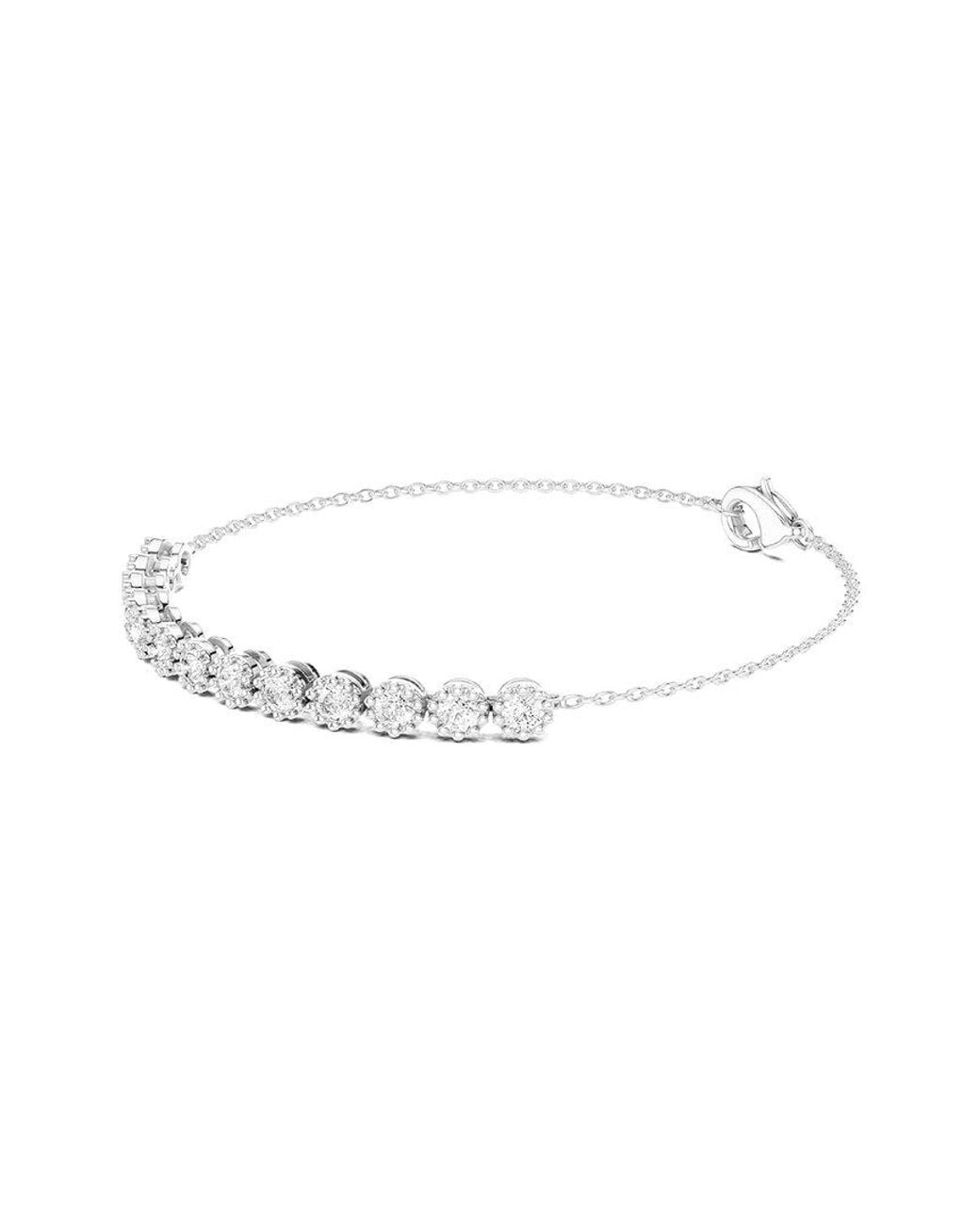 Amairah White 14K 1.50 Ct. Tw. Lab-Grown Diamond Bracelet