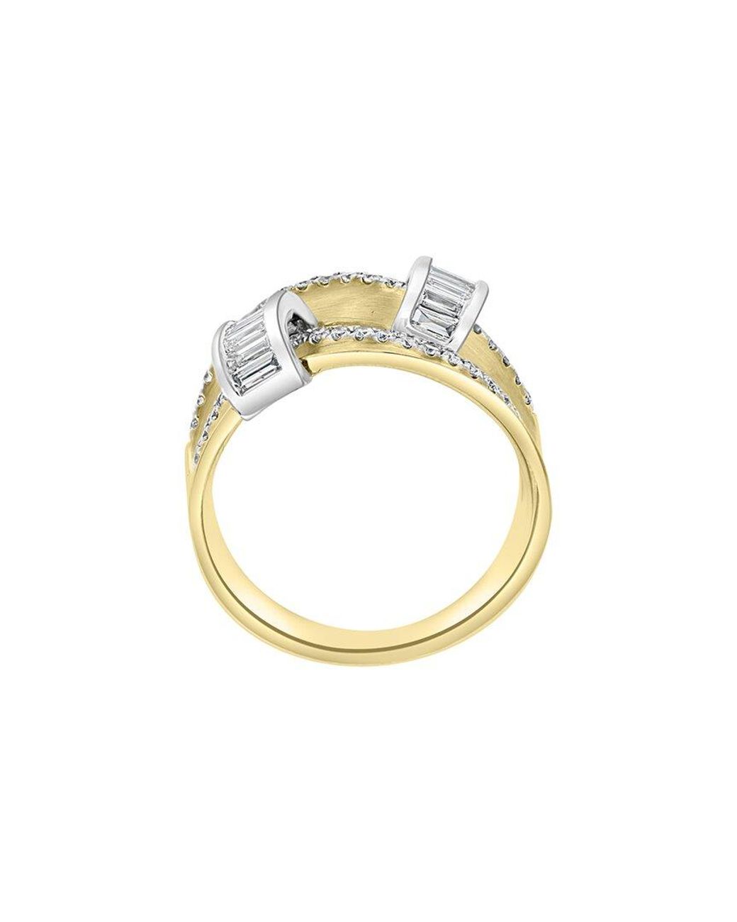 Effy Fine Jewelry White 14K 0.72 Ct. Tw. Diamond Ring