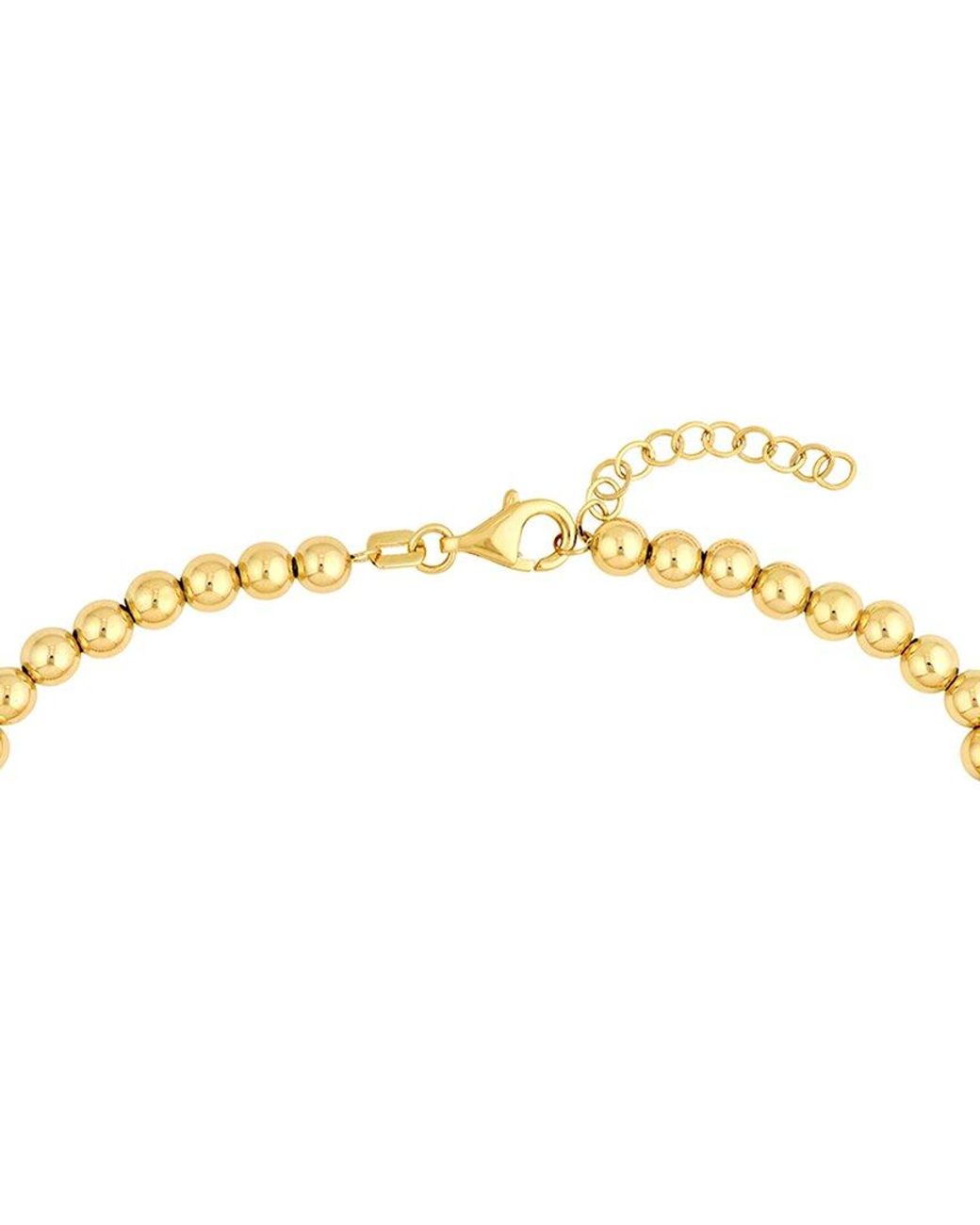 HAWLEY ST Metallic 14K Bead Bracelet