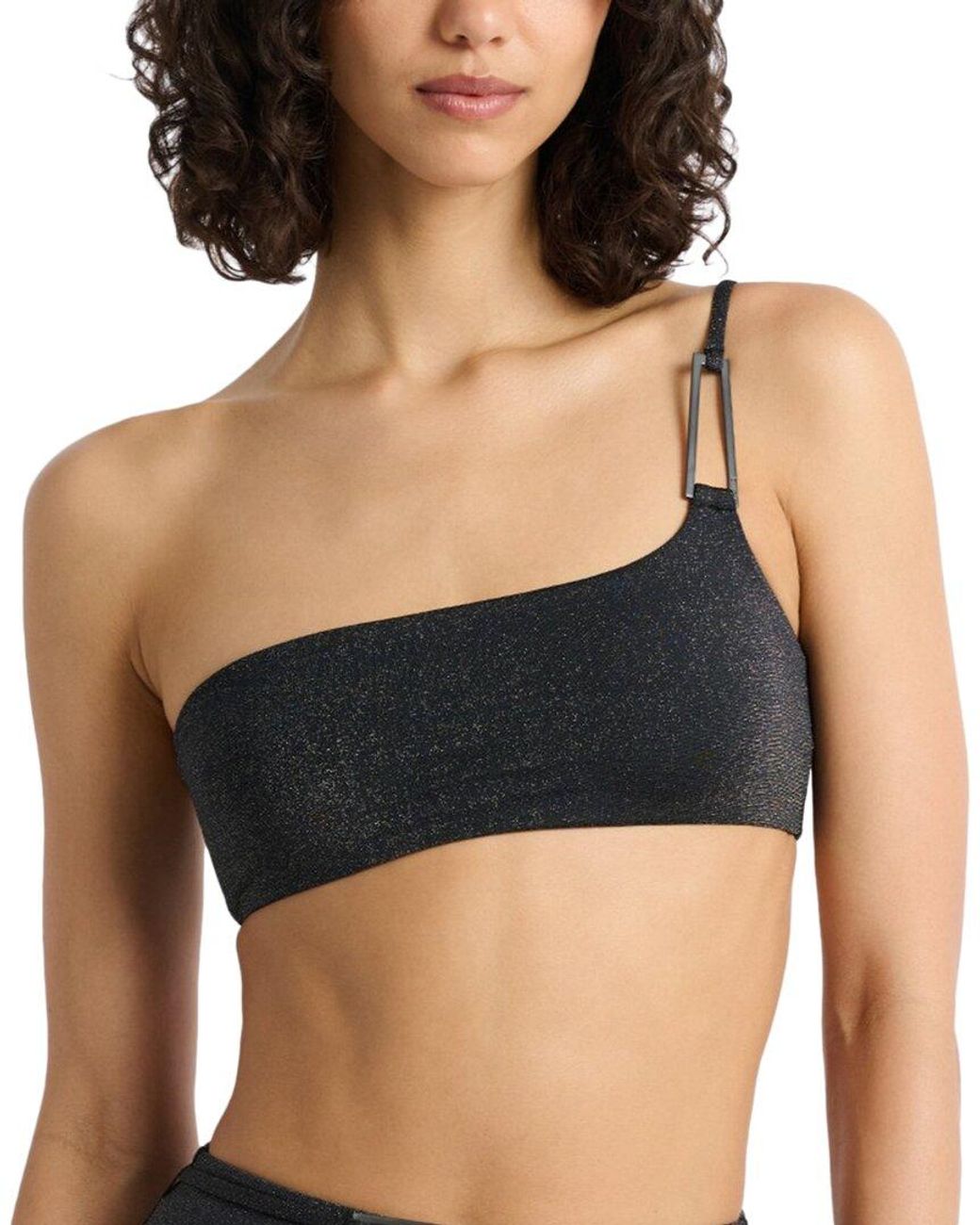 Onia Black Alaia Bikini Top