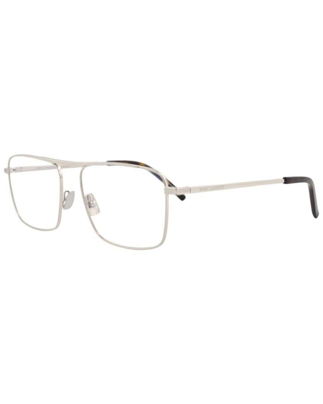 Saint Laurent Metallic Sl152 55Mm Optical Frames