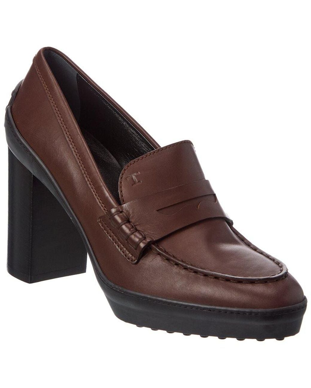 Tod's Brown Leather Pump