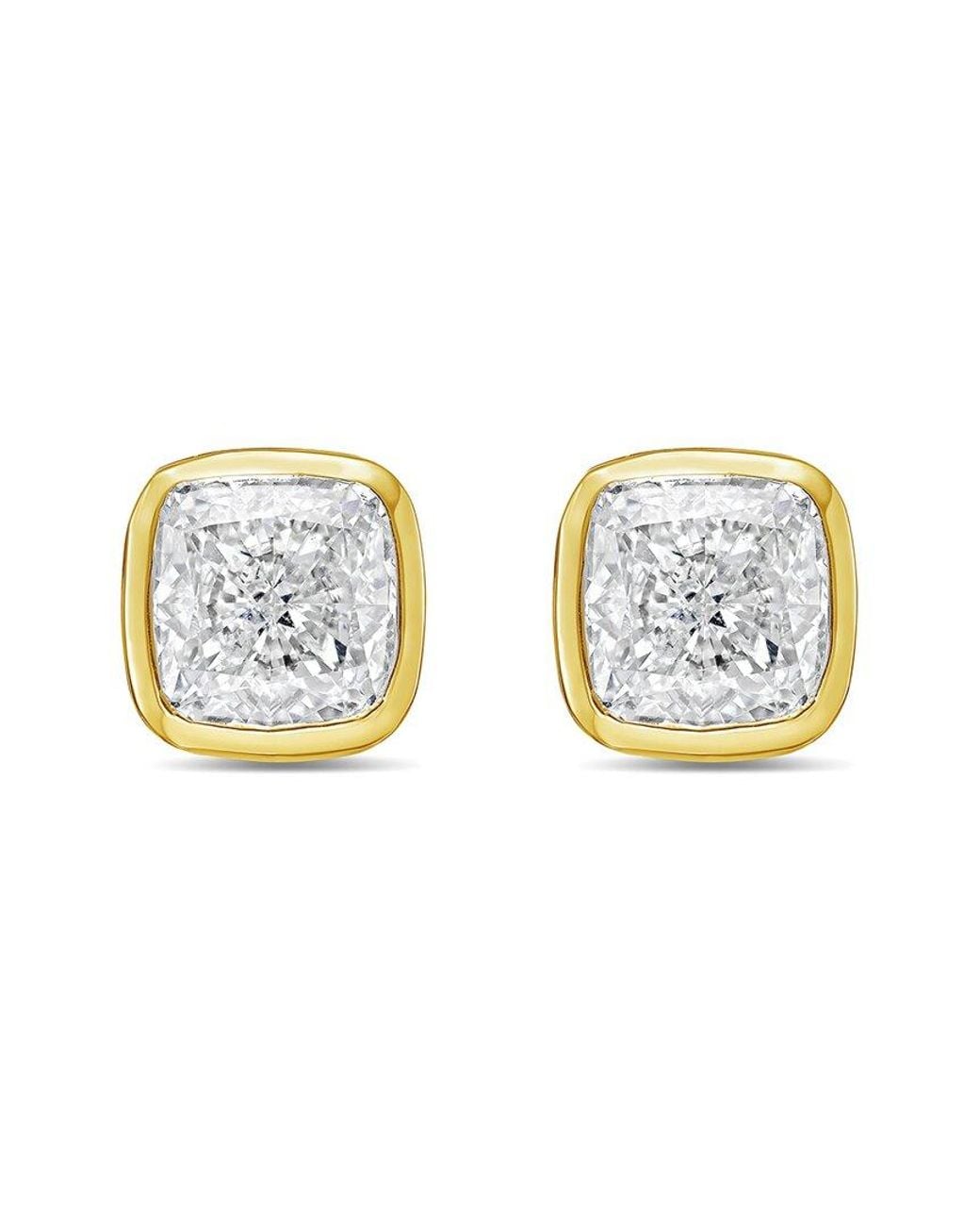 Diana M White Diana M. 14K 5.00 Ct. Tw. Lab-Grown Diamond Stud Earrings