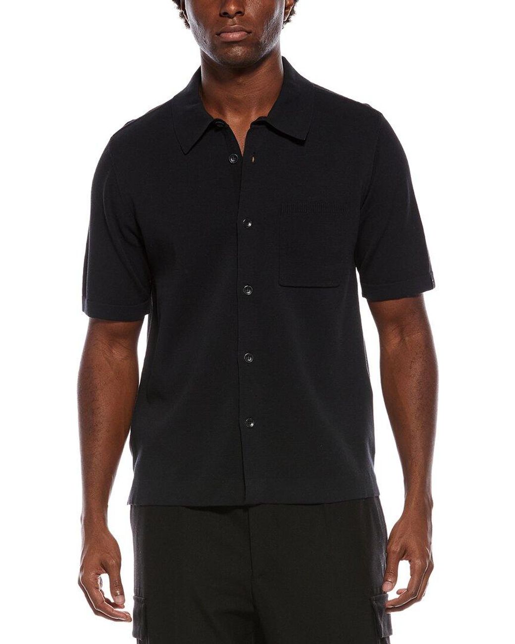 Rag & Bone Black Dalton Refined Shirt for men