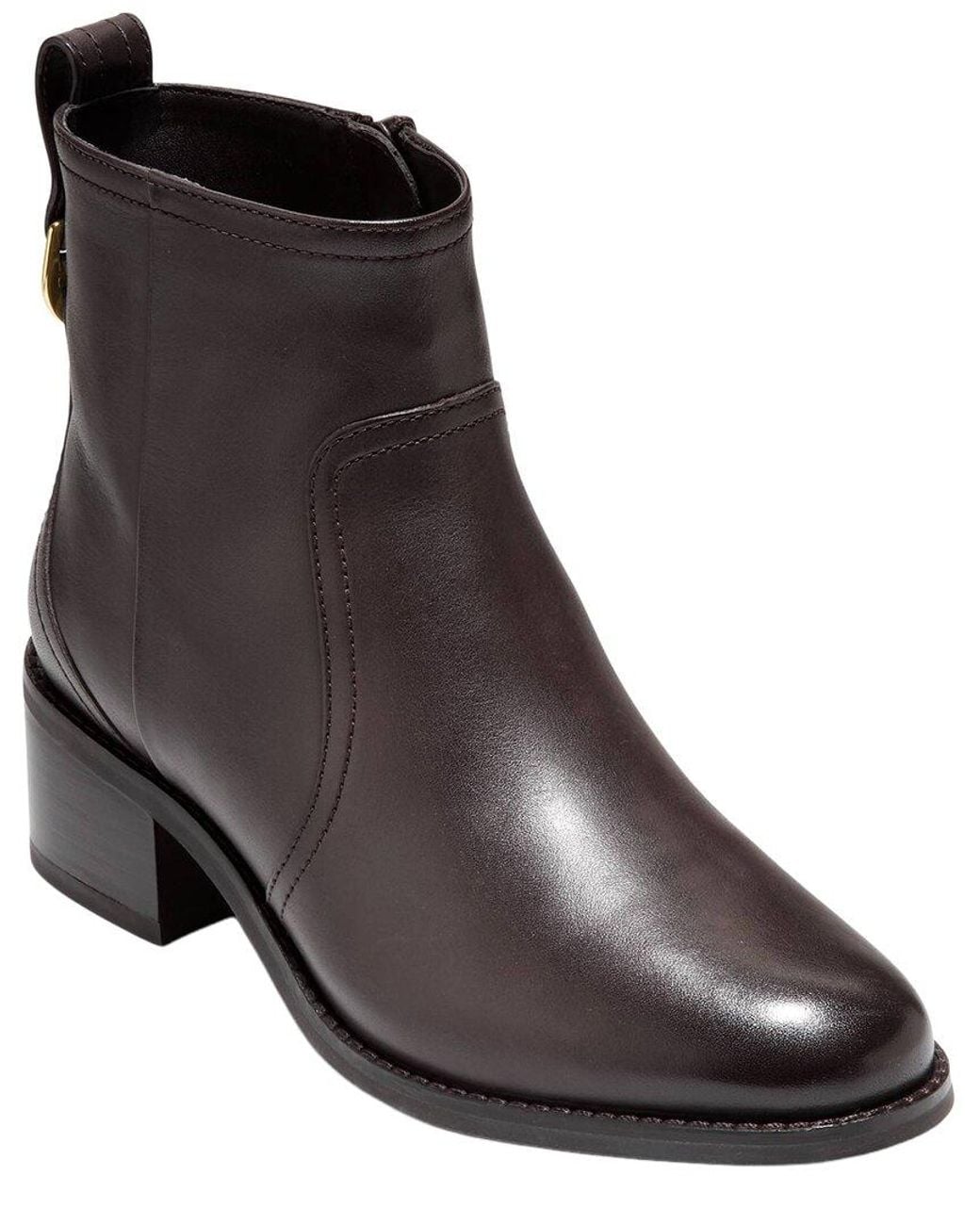 Cole Haan Black Haddie Leather Bootie