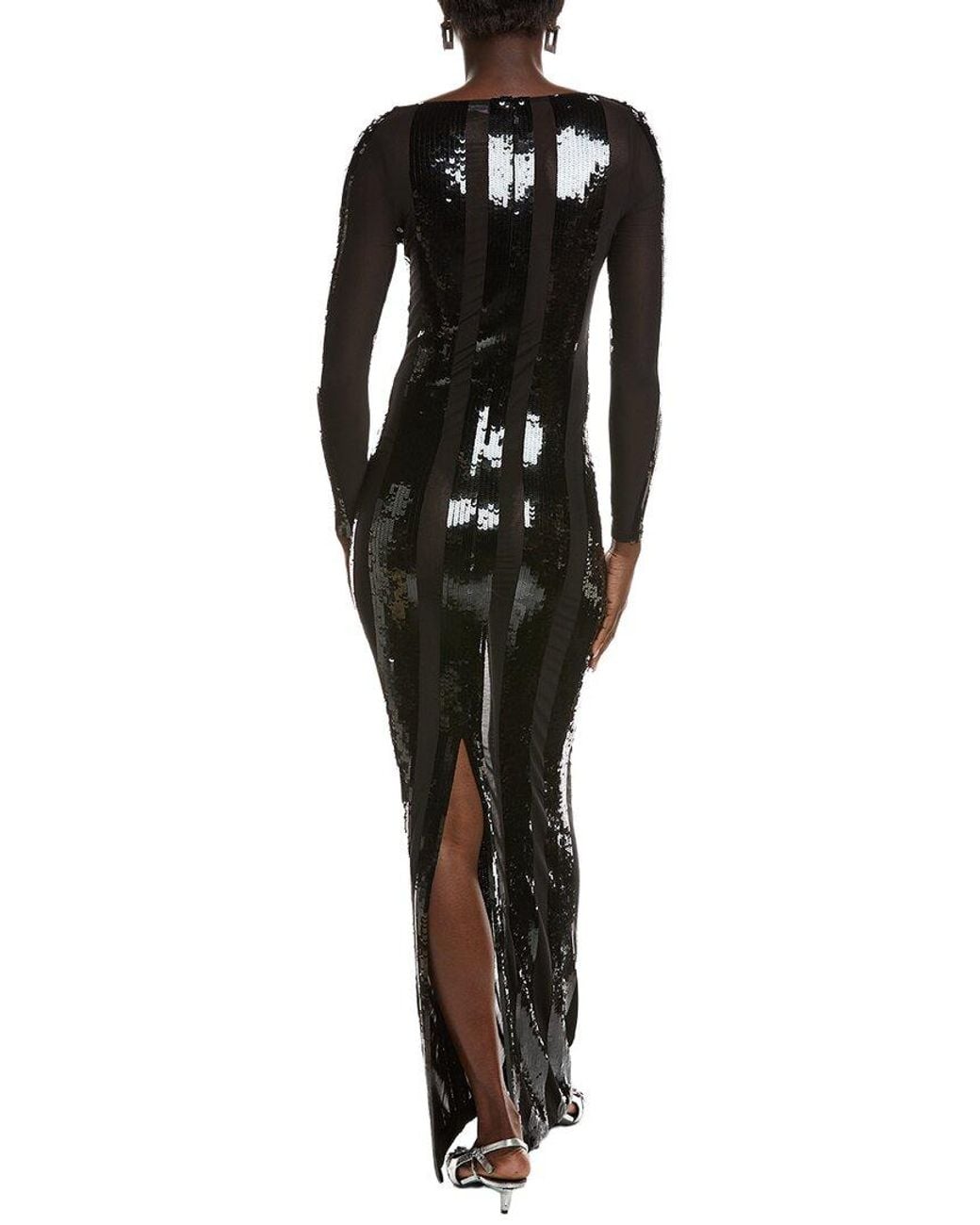 retroféte Black Elsi Maxi Dress