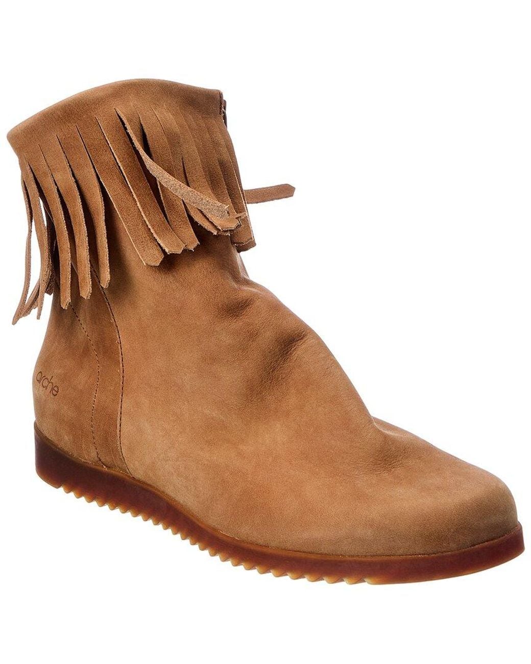 Arche Brown Baorri Leather Bootie
