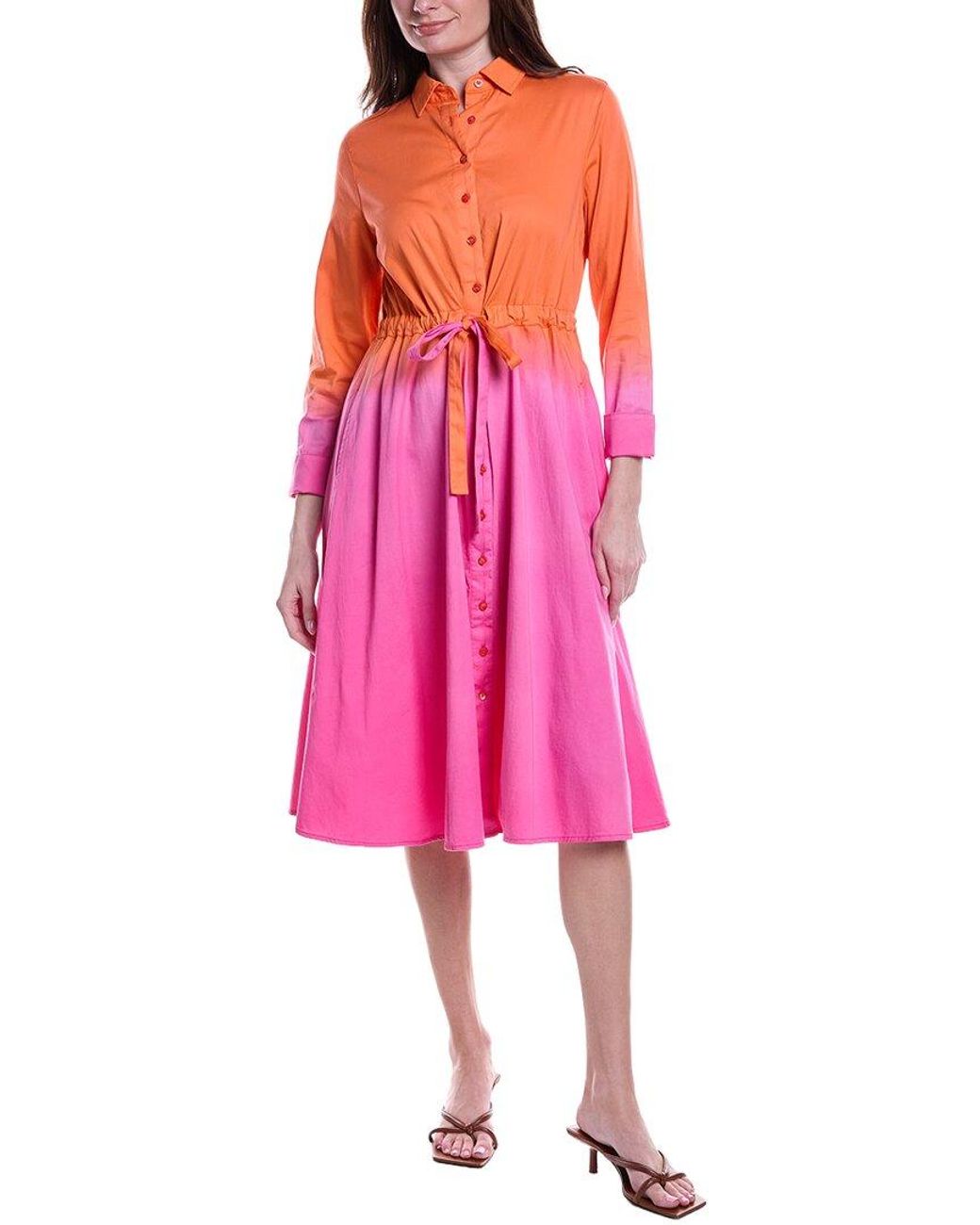 NIC+ZOE Pink Ombre Ayla Midi Dress