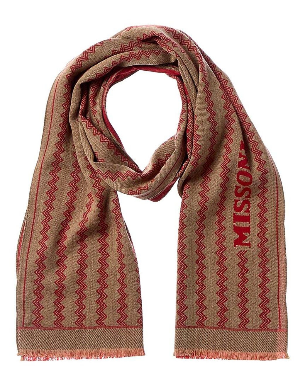 Missoni Brown Wool Scarf