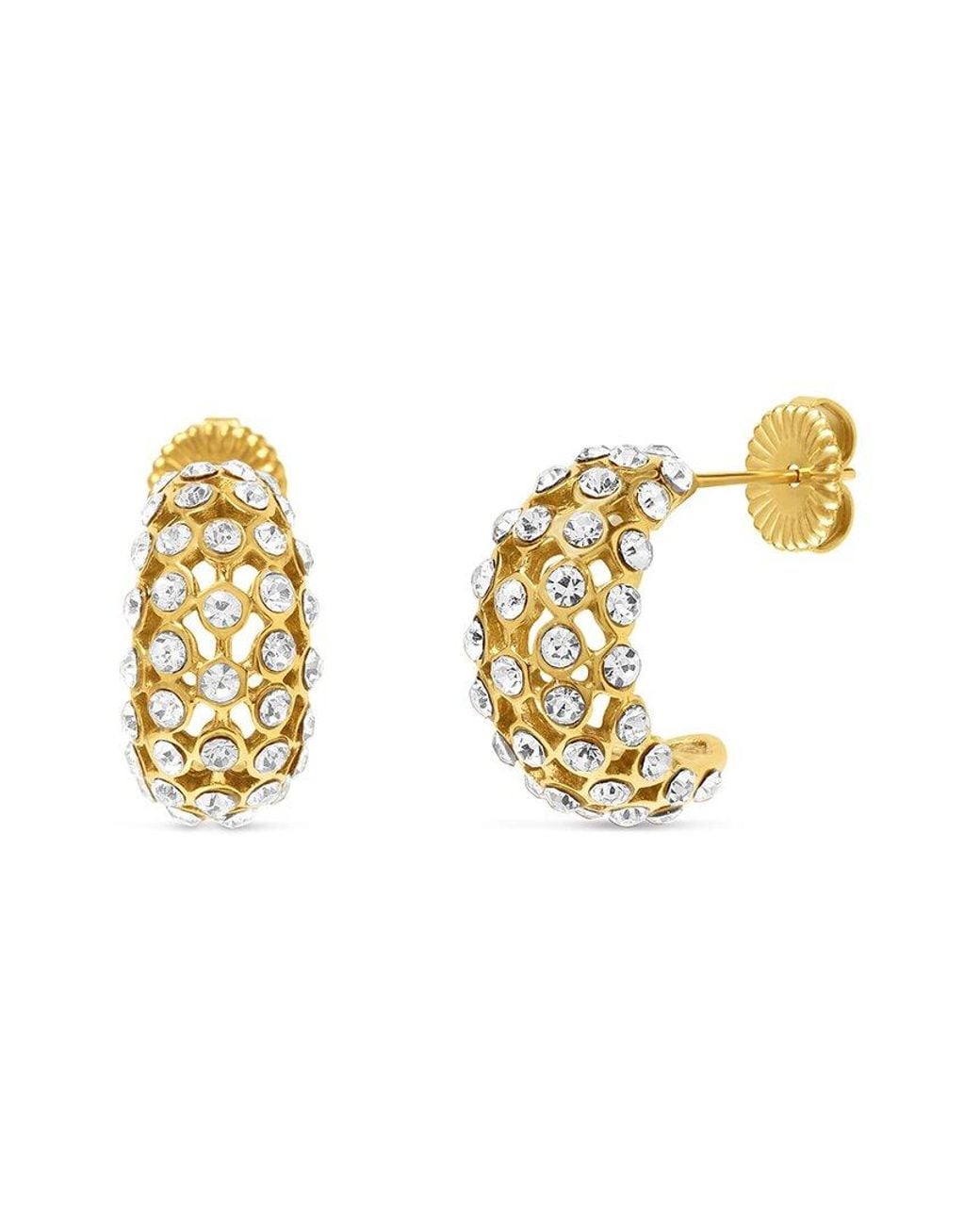 Bruno Magli Metallic Plated Earrings