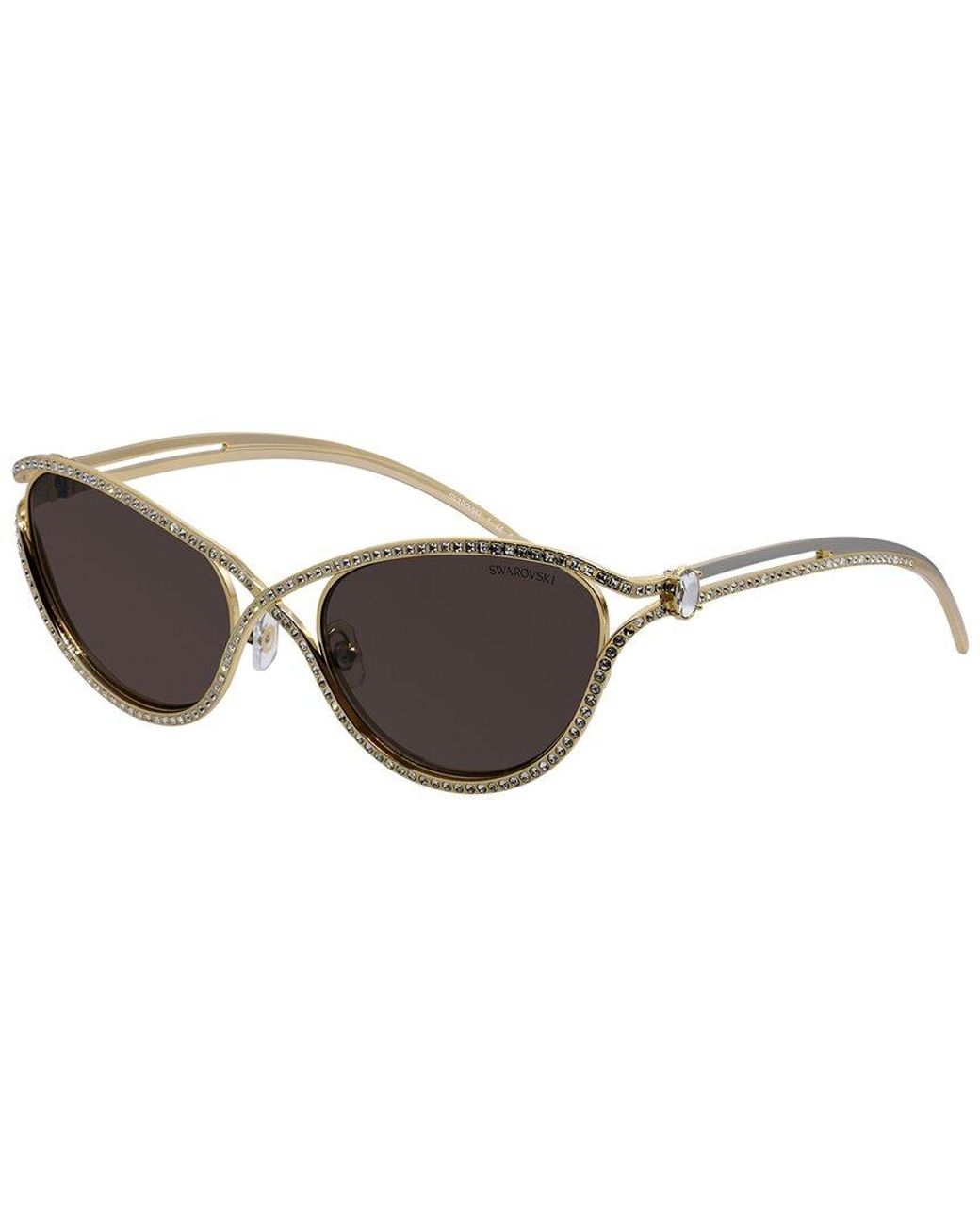 Swarovski Sk7025 58Mm Sunglasses in Brown | Lyst display picture 2